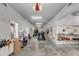 Bright and expansive garage space, offering ample room for vehicle storage and various projects at 1429 Burningtree Rd, Charleston, SC 29412