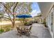 This patio provides a great space for outdoor dining at 1429 Burningtree Rd, Charleston, SC 29412
