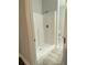 Modern shower stall with tiled floor and door providing a refreshing and stylish bathing experience at 149 Rose Ave, Walterboro, SC 29488