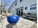 Backyard patio complete with a grill, charming bench, and an egg chair for outdoor enjoyment at 1545 Ashley River Rd # 3K, Charleston, SC 29407