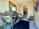 Cozy outdoor space featuring comfortable seating and stylish decor at 1545 Ashley River Rd # 3K, Charleston, SC 29407