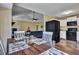 Open-concept dining area connected to the kitchen and living room, creating a seamless flow for entertaining and daily living at 201 Maple Dr, Summerville, SC 29485