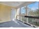 The screened-in balcony has plenty of space and gives views of the surrounding landscape at 2333 Tall Sail Dr # G 607, Charleston, SC 29414