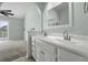 Bright bathroom featuring a double sink vanity, sleek hardware, and tiled floors that complements the inviting space at 2333 Tall Sail Dr # G 607, Charleston, SC 29414