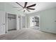 Well-lit bedroom features a sliding glass door, and two closets for ample storage and natural light at 2333 Tall Sail Dr # G 607, Charleston, SC 29414