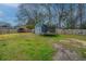 Spacious backyard with a shed and trampoline provides ample room for outdoor activities and storage at 240 Horseshoe Dr, Goose Creek, SC 29445