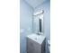 Modern bathroom featuring sleek vanity, mirror, and fixtures for contemporary appeal at 240 Horseshoe Dr, Goose Creek, SC 29445