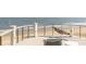 Relaxing deck area with ocean view at 3001 Marshall Blvd, Sullivans Island, SC 29482