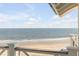 Balcony view overlooking the ocean at 3001 Marshall Blvd, Sullivans Island, SC 29482