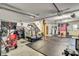 This at home gym includes free weights, weight machines and rubber flooring at 3360 Pinewood Dr, Ladson, SC 29456