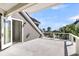 Large balcony offering a scenic view and featuring white railings, an open doorway, and lots of space at 4983 Sound View Dr, Mount Pleasant, SC 29466
