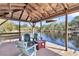 Relaxing lake view from the dock, complete with comfortable seating and waterfront scenery at 6294 Highway 165, Ravenel, SC 29470