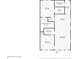 First floor plan featuring a bedroom, bathroom, mudroom, kitchen, and living room at 721 Meeting St, Charleston, SC 29403