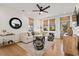Stylish living room featuring shiplap walls, modern decor, and open floor plan at 721 Meeting St, Charleston, SC 29403