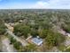 Aerial view of the property, showcasing its surroundings and a truck with trailer at 907 Pauline Ave, Charleston, SC 29412