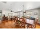 Bright dining area showcases hardwood floors and furniture, offering a perfect blend of style and functionality at 907 Pauline Ave, Charleston, SC 29412