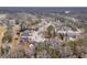High-angle view of a neighborhood next to a pond and golf course, showcasing established landscaping at 101 S Gateshead Crossing, Goose Creek, SC 29445
