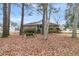 Large backyard featuring mature trees, a screened porch and an inviting outdoor space at 101 S Gateshead Crossing, Goose Creek, SC 29445