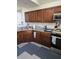 This eat-in kitchen features granite countertops, modern appliances, and ample cabinet space at 110 Greyson Cir, Goose Creek, SC 29445