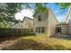 Backyard with privacy fence and stone-paved patio, offers an inviting outdoor space for relaxation and entertaining at 1320 Garland St, North Charleston, SC 29420