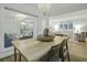 Bright and airy living room open to an adjacent sitting area and decorated with elegant accents at 1613 Live Oak Park, Seabrook Island, SC 29455