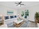Bright living room with comfortable seating and natural light at 1623 Telfair Way, Charleston, SC 29412