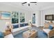 Bright living room with hardwood floors and a view of the outdoors at 1623 Telfair Way, Charleston, SC 29412