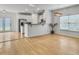 Kitchen and dining area featuring stainless steel appliances and access to the backyard at 1747 Towne St, Johns Island, SC 29455