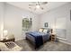 Bright bedroom features large windows and a ceiling fan at 1942 Oak Tree Ln, Mount Pleasant, SC 29464
