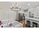 Eat-in kitchen area with updated stainless steel appliances at 1942 Oak Tree Ln, Mount Pleasant, SC 29464