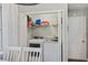 Conveniently located laundry area with a washer and dryer at 1942 Oak Tree Ln, Mount Pleasant, SC 29464