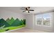 bedroom with custom wall art, ceiling fan, and natural light at 219 Seaworthy St, Summerville, SC 29486