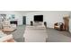 Basement with neutral colored walls, comfortable seating, and media center at 2217 Beckenham Dr, Mount Pleasant, SC 29466
