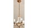 Close up on elegant chandelier with crystals at 2217 Beckenham Dr, Mount Pleasant, SC 29466