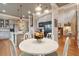 Kitchen and eating area with a breakfast bar and stainless steel appliances at 2217 Beckenham Dr, Mount Pleasant, SC 29466