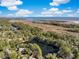A high angle aerial view of scenic property with mature trees, a pond, and distant ocean views at 2824 Old Drake Dr, Seabrook Island, SC 29455