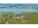 Stunning aerial view showcasing waterfront homes with private docks on a serene waterway at 3970 Betsy Kerrison Pkwy, Johns Island, SC 29455