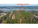 Aerial view with an arrow pointing toward the property at 3970 Betsy Kerrison in a natural setting at 3970 Betsy Kerrison Pkwy, Johns Island, SC 29455