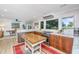 Charming kitchen featuring a wooden island, gas range, marble counter tops, and stainless steel appliances at 3970 Betsy Kerrison Pkwy, Johns Island, SC 29455
