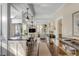 Bright and spacious living area seamlessly connects to the modern kitchen, perfect for entertaining guests at 40 New St, Charleston, SC 29401