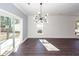 Dining room featuring stylish lighting fixture and a window for lots of natural light at 405 Simmons Ave, Summerville, SC 29483