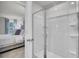 This is a new bathroom featuring a clear glass door shower at 4179 Rising Tide Dr, Summerville, SC 29485