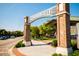 Welcoming community entrance sign amid landscaped grounds at 4179 Rising Tide Dr, Summerville, SC 29485