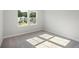 Well-lit bedroom with carpet, base molding, and windows providing natural light at 420 Queen View Ln, Charleston, SC 29414