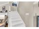 Bright white staircase with visible living room area at 544 Beverly Dr, Summerville, SC 29485