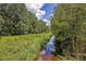 A serene view of a peaceful creek flowing through a lush green landscape at 544 Beverly Dr, Summerville, SC 29485