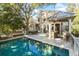 Backyard pool and outdoor kitchen at 65 Surfsong Rd, Kiawah Island, SC 29455