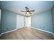 Bedroom with wood floors, double closet and natural light at 676 Sterling Dr, Charleston, SC 29412