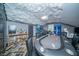 Finished attic game room featuring custom ceiling, poker table, pinball machines and bar at 676 Sterling Dr, Charleston, SC 29412