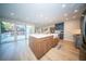 A modern kitchen with stainless steel appliances, and an island with a white countertop at 676 Sterling Dr, Charleston, SC 29412
